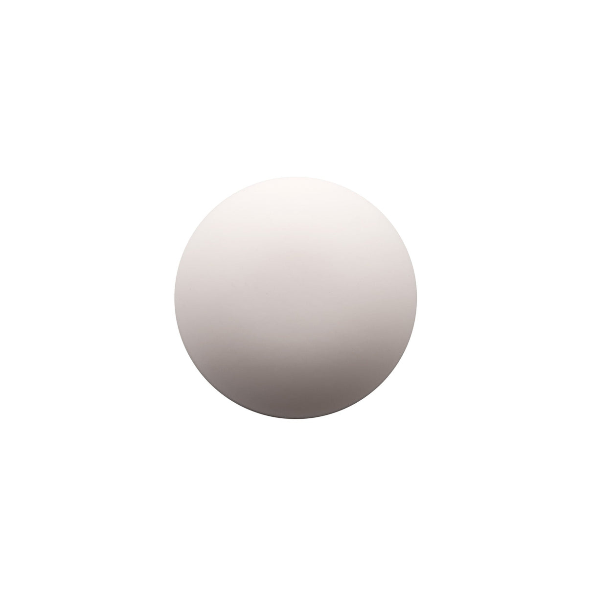 Italian White Nylon Shank Back Button - 36L/23mm