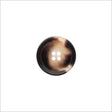 Italian Shiny Beige/Brown Rimmed 4-Hole Button - 32L/20mm