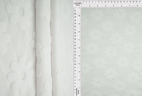 Daisy Floral Jacquard Knit Fabric