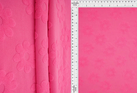 Daisy Floral Jacquard Knit Fabric