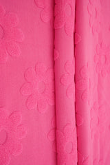 Daisy Floral Jacquard Knit Fabric