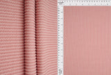 Jacquard Double Knit Rib Stretch Fabric