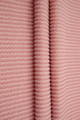 Jacquard Double Knit Rib Stretch Fabric