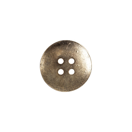 Italian Gold Zamac Embossed Button - 24L/15mm