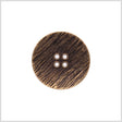 Italian Gold Zamac Embossed Button - 48L/30.5mm