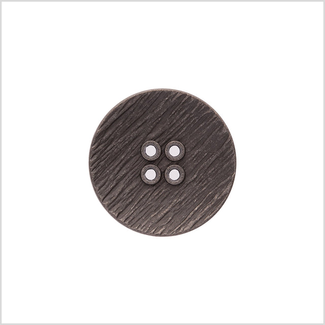 Italian Silver Zamac Embossed Button - 40L/25mm
