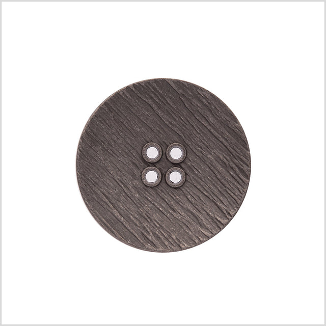 Italian Silver Zamac Embossed Button - 48L/30.5mm