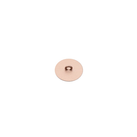 Italian Rose Gold Zamac Shank Back Button - 18L/11.5mm