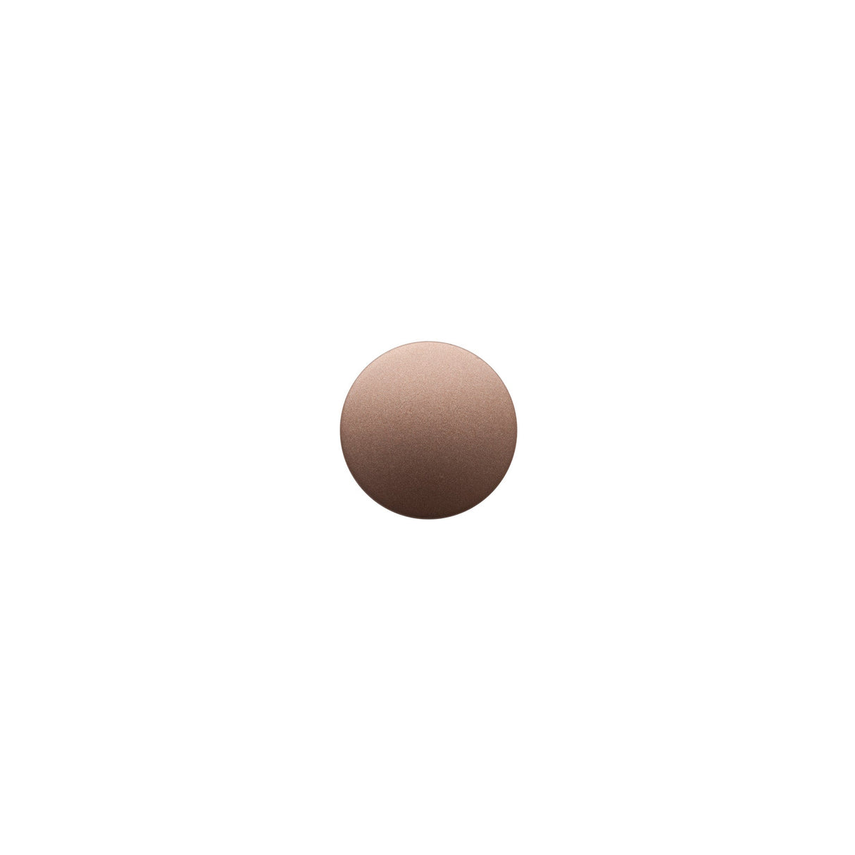 Italian Rose Gold Zamac Shank Back Button - 18L/11.5mm