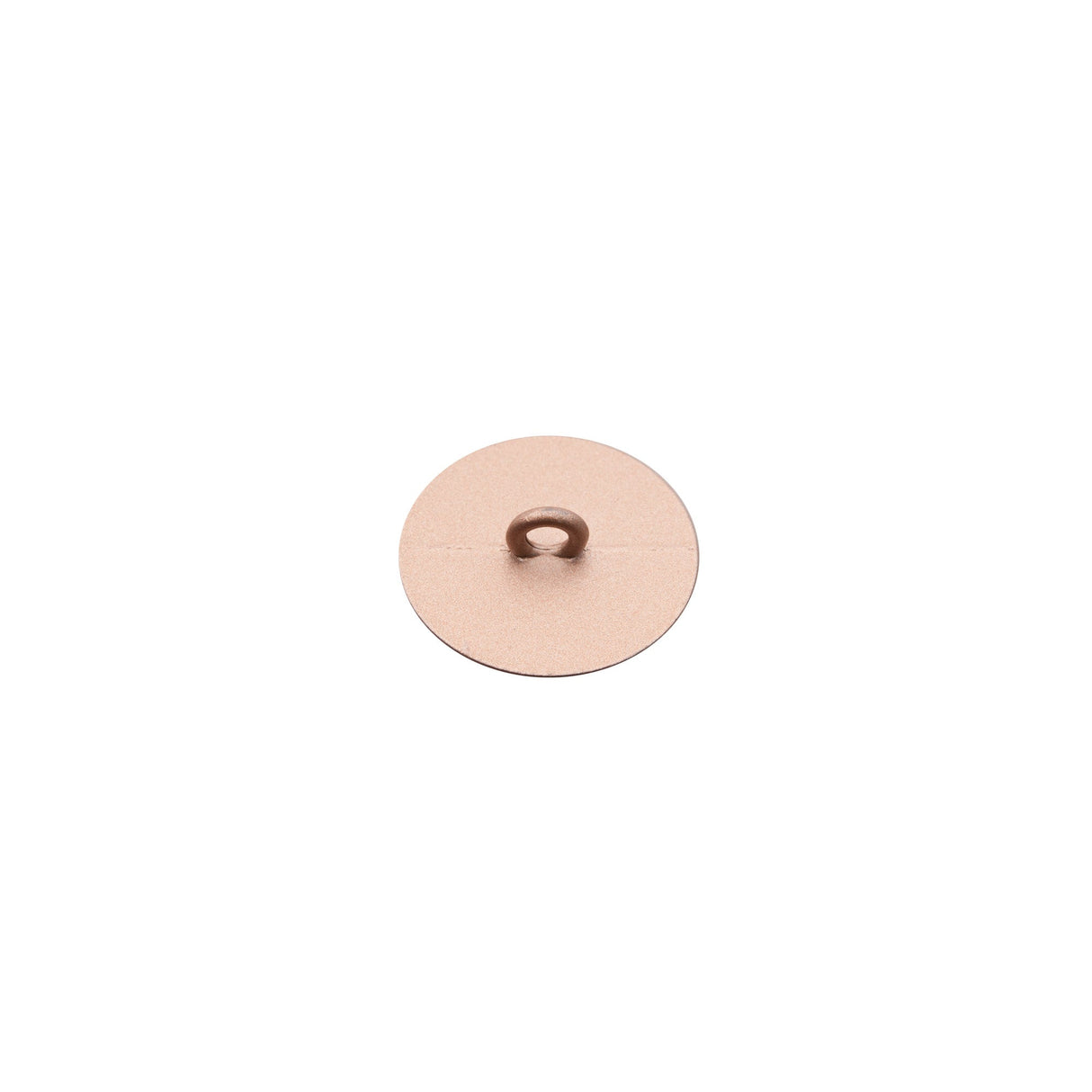 Italian Rose Gold Zamac Shank Back Button - 24L/15mm