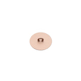 Italian Rose Gold Zamac Shank Back Button - 24L/15mm