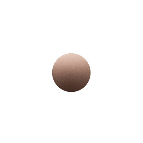 Italian Rose Gold Zamac Shank Back Button - 24L/15mm