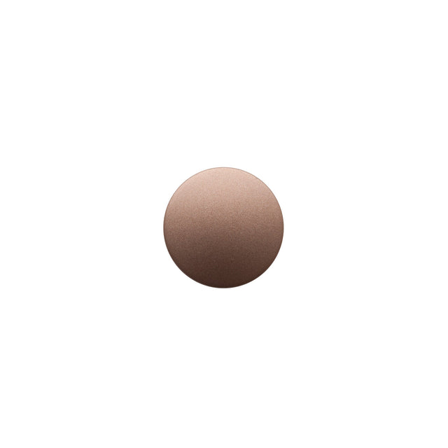 Italian Rose Gold Zamac Shank Back Button - 24L/15mm