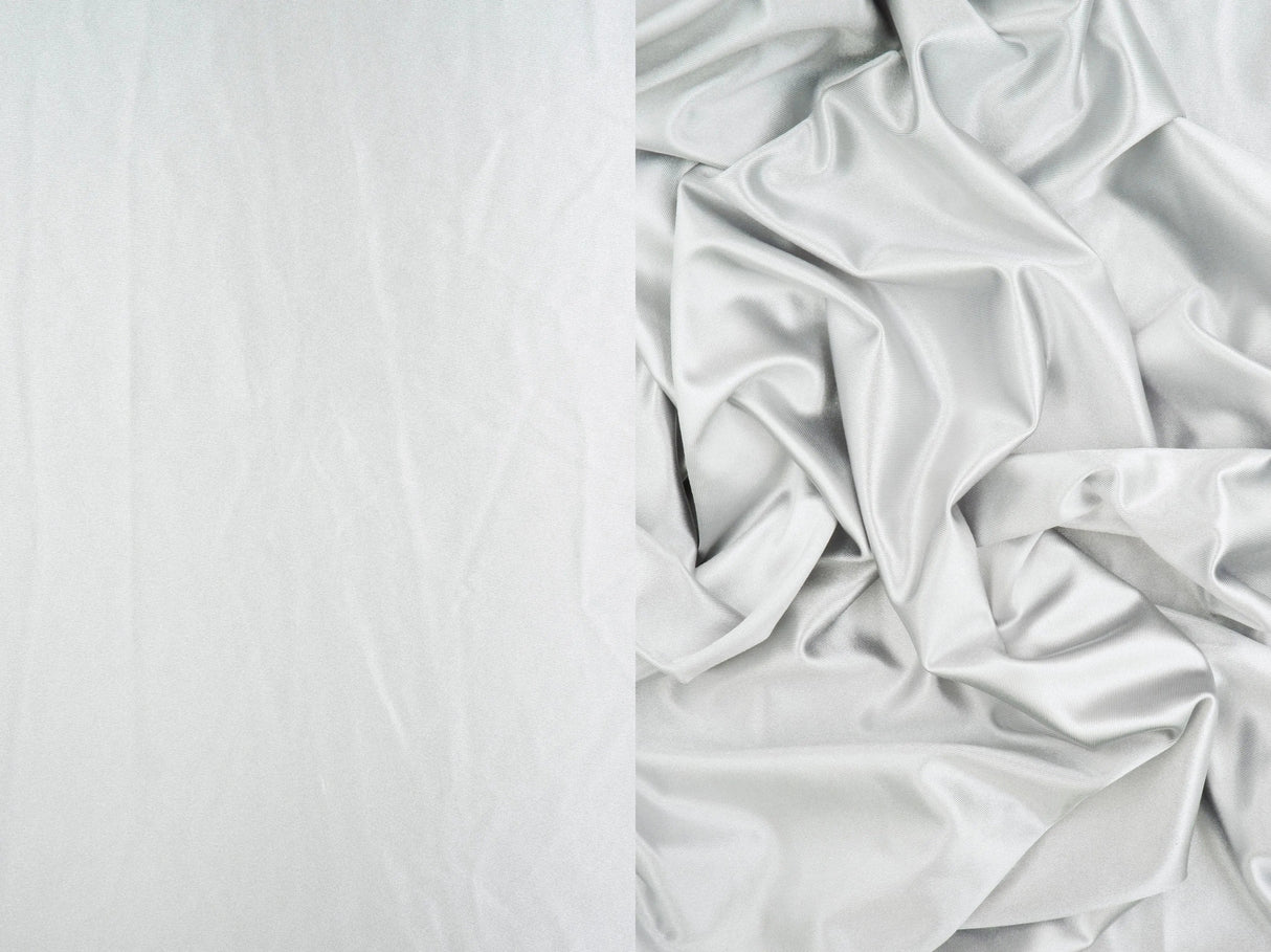 1 Yard Stretch Bridal Satin Fabric 250 GSM, 58/60? Wide Polyester Spandex Blend