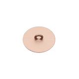 Italian Rose Gold Zamac Shank Back Button - 36L/23mm