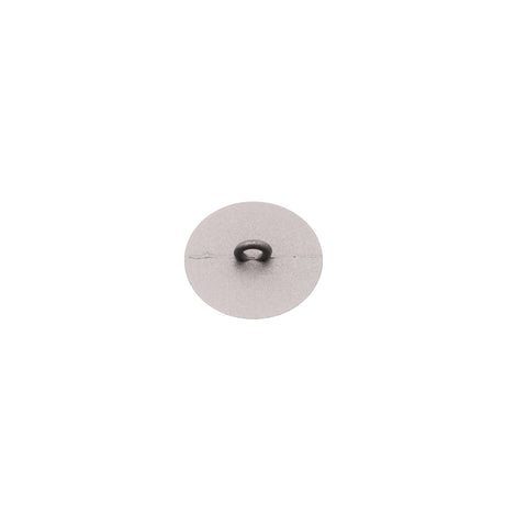 Italian Silver Zamac Shank Back Button - 24L/15mm