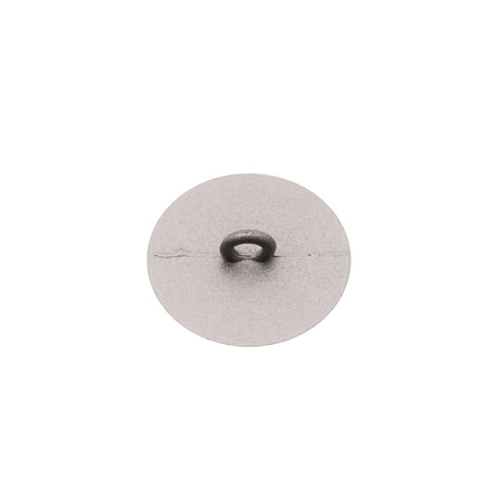 Italian Silver Zamac Shank Back Button - 36L/23mm