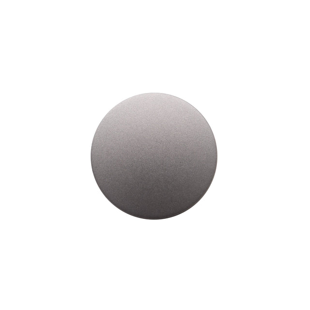 Italian Silver Zamac Shank Back Button - 36L/23mm