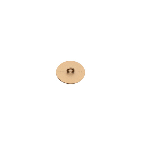 Italian Gold Zamac Shank Back Button - 18L/11.5mm