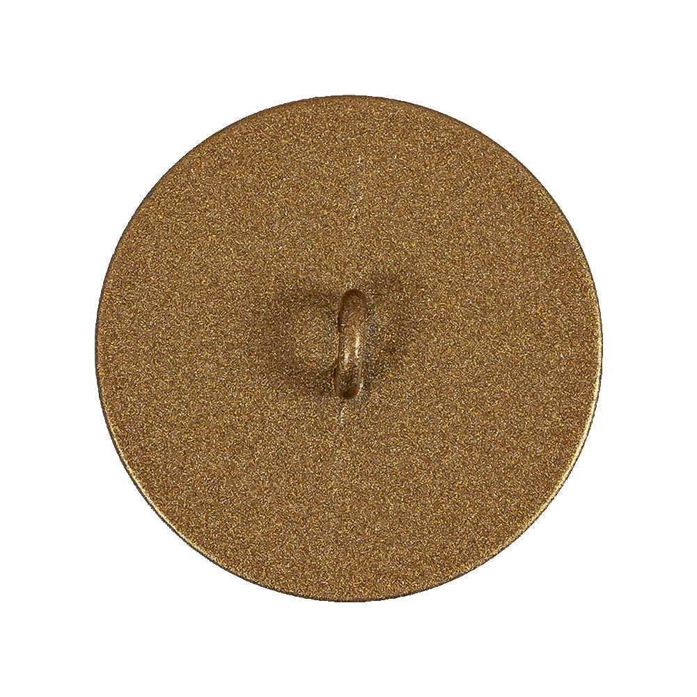 Italian Gold Zamac Shank Back Button - 44L/28mm