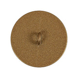 Italian Gold Zamac Shank Back Button - 44L/28mm