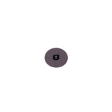 Italian Black Zamac Shank Back Button - 18L/11.5mm