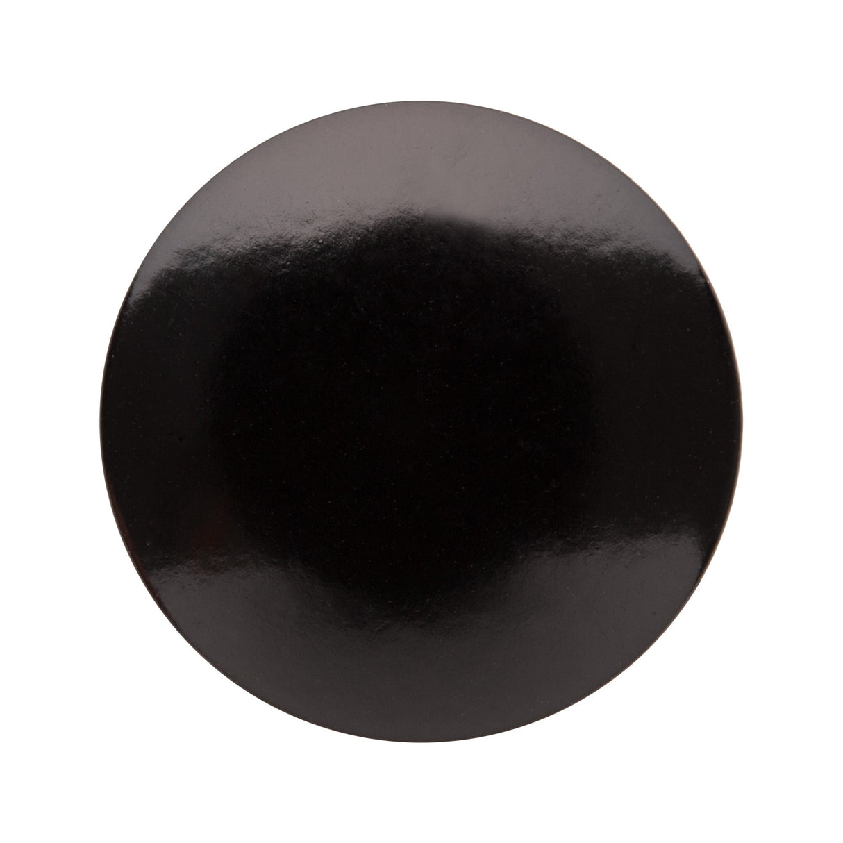 Italian Black Zamac Shank Back Button - 44L/28mm