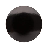 Italian Black Zamac Shank Back Button - 44L/28mm