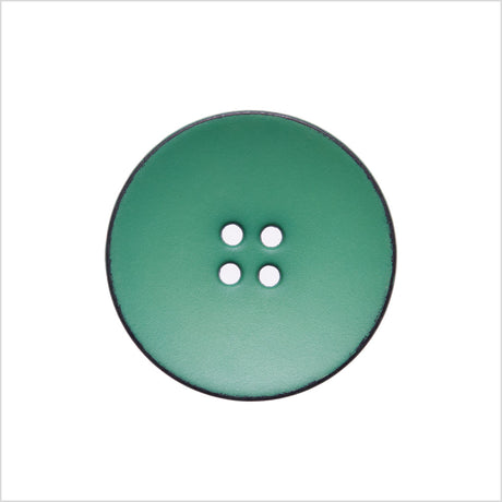 Italian Green 4-Hole Plastic Button - 36L/23mm