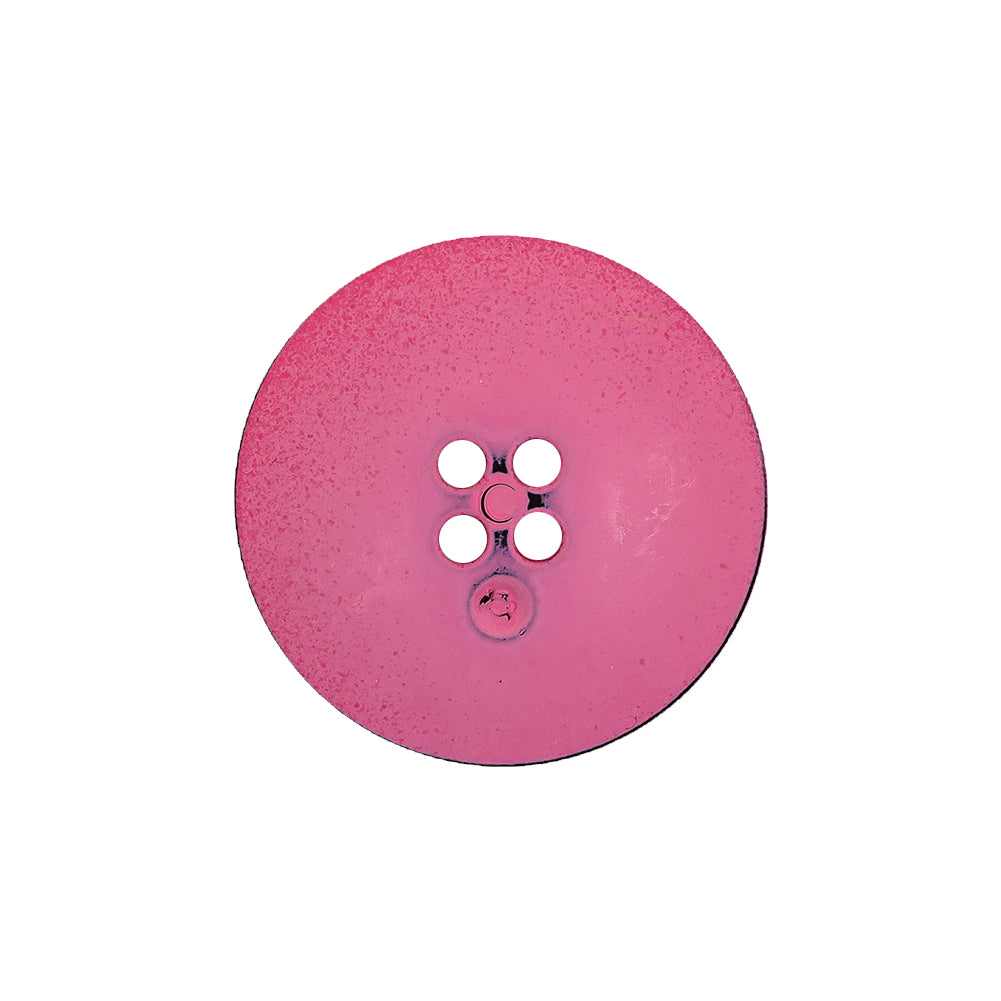 Italian Pink 4-Hole Plastic Button - 36L/23mm