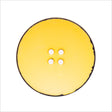 Italian Yellow 4-Hole Plastic Button - 44L/28mm