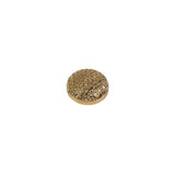Italian Gold Textured Shank Back Button - 16L/10mm