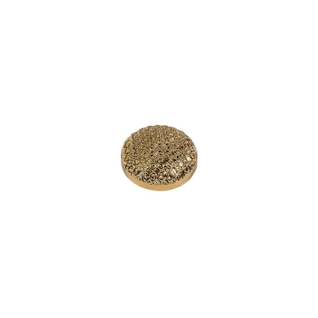 Italian Gold Textured Shank Back Button - 16L/10mm