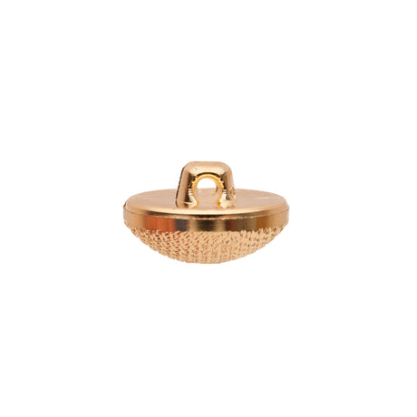 Italian Gold Textured Shank Back Button - 36L/23mm