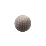 Italian Silver Textured Shank Back Button - 32L/20mm