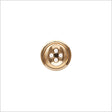 Gold Luminous 4-Hole Button - 24L/15mm