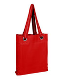 Large Grommet Heavy Canvas Tote Bag