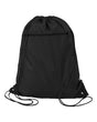 Q-Tees Polyester Cinchpack Drawstring Backpack