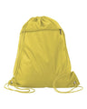 Q-Tees Polyester Cinchpack Drawstring Backpack