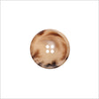 Italian Matte Light Brown Rimmed 4-Hole Button - 36L/23mm