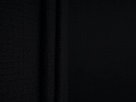 Waffle Crepe Solid Knit Fabric