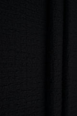 Waffle Crepe Solid Knit Fabric