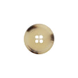 Italian Matte Beige Rimmed 4-Hole Button - 24L/15mm