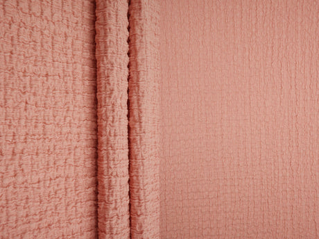 Waffle Crepe Solid Knit Fabric