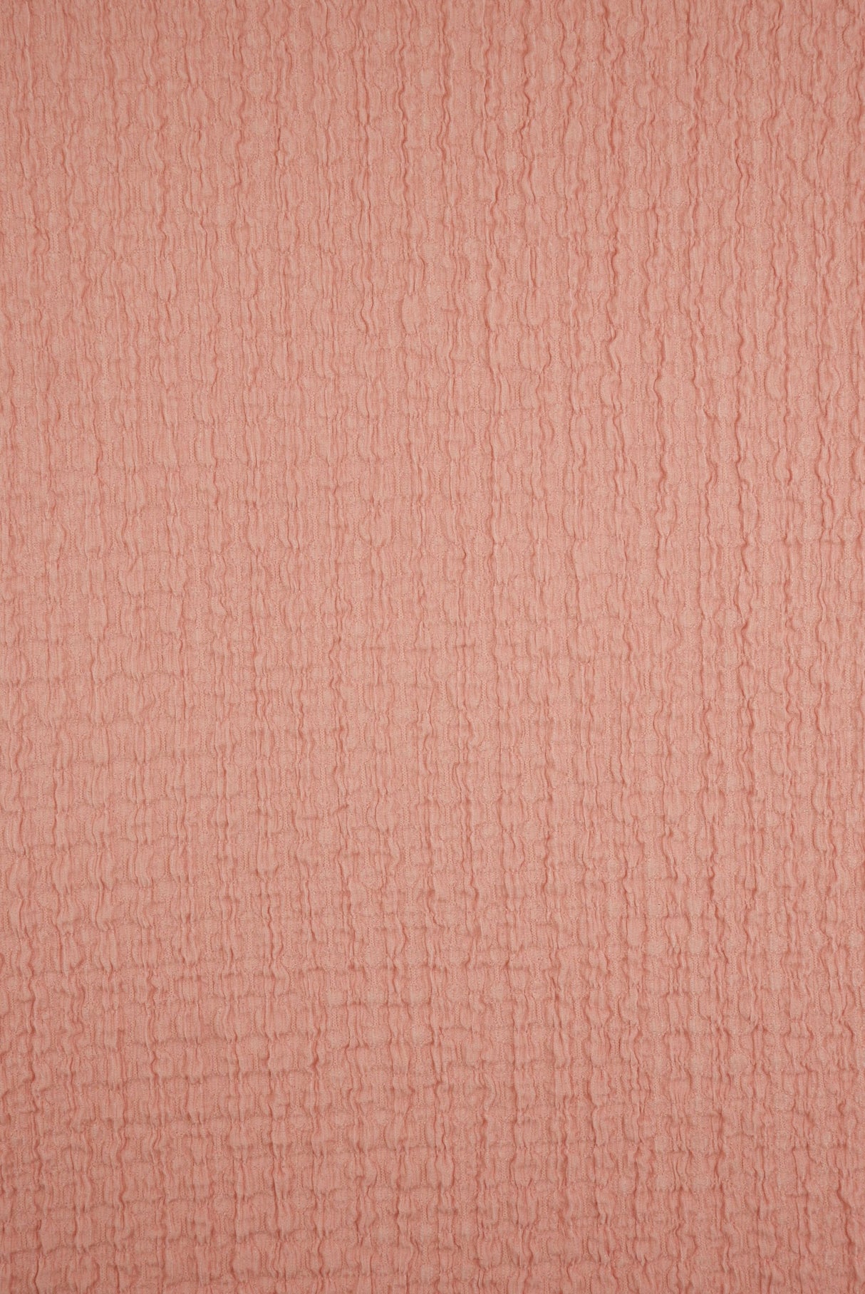 Waffle Crepe Solid Knit Fabric