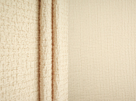 Waffle Crepe Solid Knit Fabric