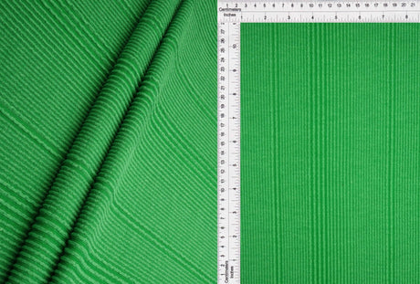1 Yard Variegated Jacquard Rib Fabric 52/54 Inch Wide Polyester Rayon Spandex Blend