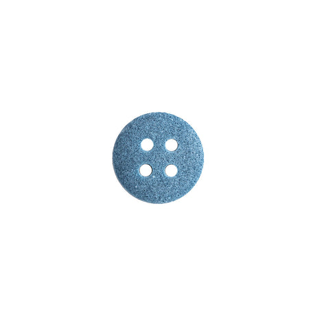 Rimmed Blue 4-Hole Button - 18L/11.5mm