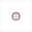 Rimmed White 4-Hole Button - 24L/15mm