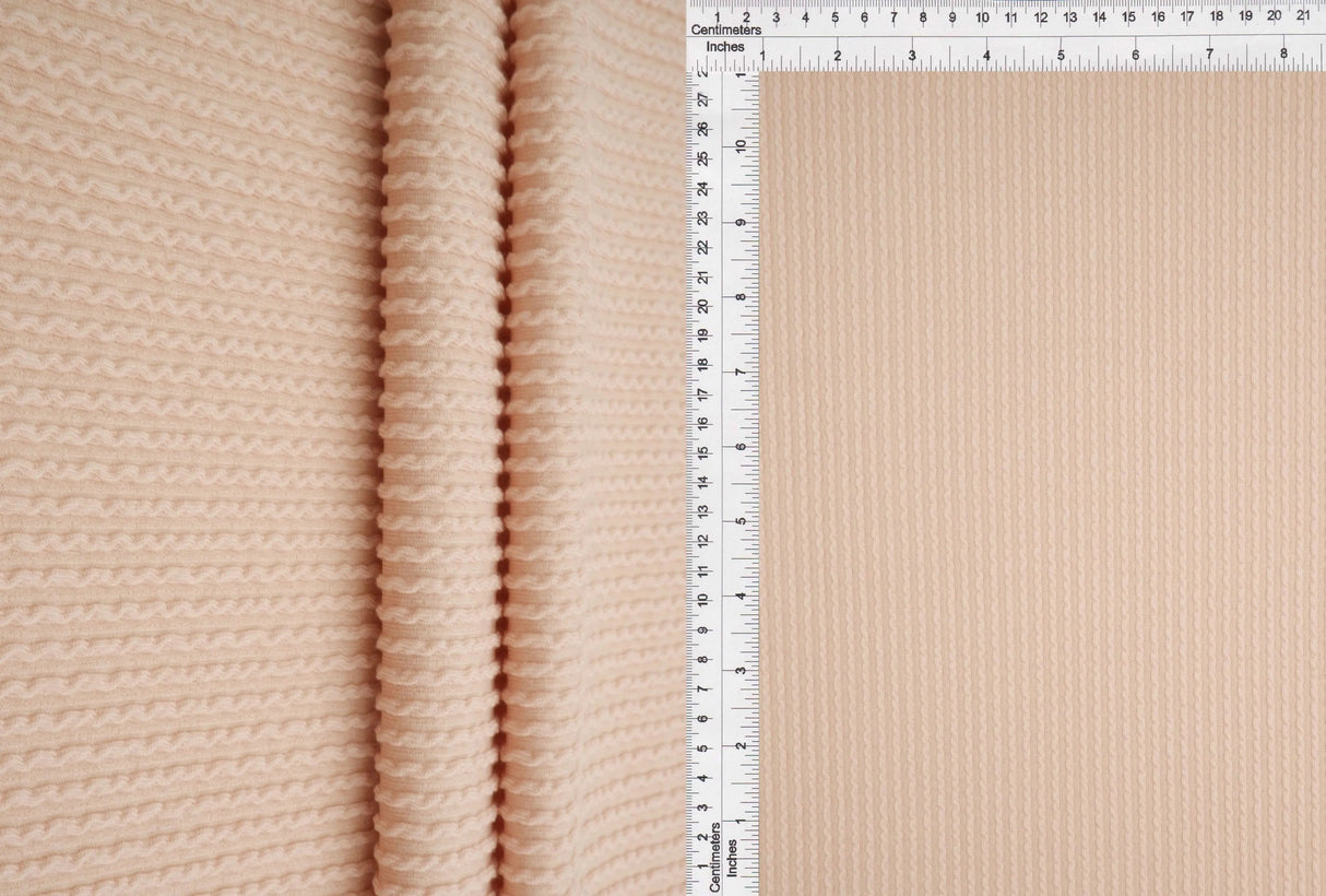 1 Yard Double Knit Cozy Fabric 240 GSM, 56/57? Wide Poly Rayon Spandex Blend
